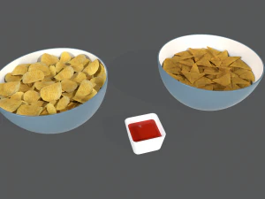 LowpolyChipsPack 3D Model