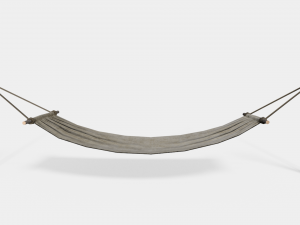 Lowpoly Hammock 3D मॉडल