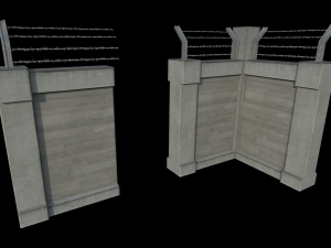 Lowpoly FPS Modular Map Kit 3D Model