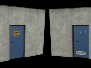 Lowpoly FPS Modular Map Kit 3D Model