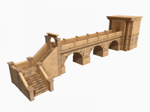 Lowpoly Ancient Temples Collection With Interior Model 3D