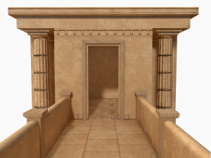Lowpoly Ancient Temples Collection With Interior Model 3D