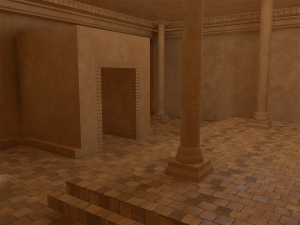 Lowpoly Ancient Temples Collection With Interior Model 3D