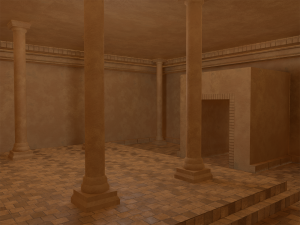 Lowpoly Ancient Temples Collection With Interior Model 3D