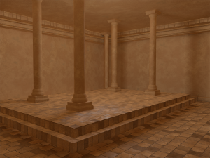 Lowpoly Ancient Temples Collection With Interior Model 3D