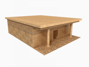 Lowpoly Ancient Temples Collection With Interior Model 3D