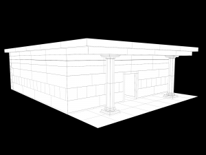 Lowpoly Ancient Temples Collection With Interior Model 3D