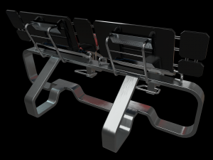 Lowpoly Scifi Control Room 3D Model