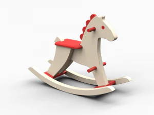 Лошадь-качалка 3D Модель