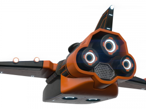 Scifi Vehicle with interior 3D Modell