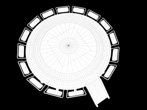 Lowpoly Scifi Helipad 3D Model