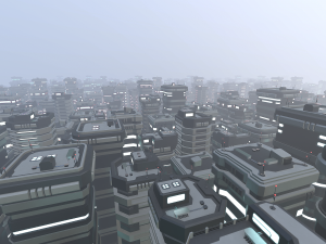 Lowpoly Modular Scifi Building Collection 3D Model