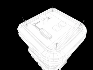 Lowpoly Modular Scifi Building Collection 3D Model