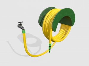 Garden Tools Collection 3D Model