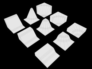 Lowpoly Modular Skatepark 3D Модель