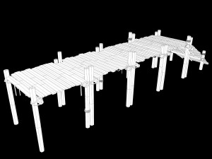 Lowpoly Ancient Camp Construction Kit Model 3D