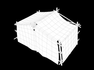Lowpoly Ancient Camp Construction Kit Model 3D