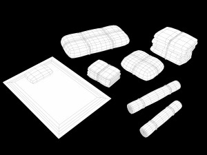 Lowpoly Ancient Camp Construction Kit Model 3D