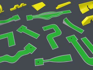 Kolekcja minigolfa Model 3D