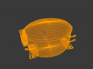 refrigeration compressor Modello 3D