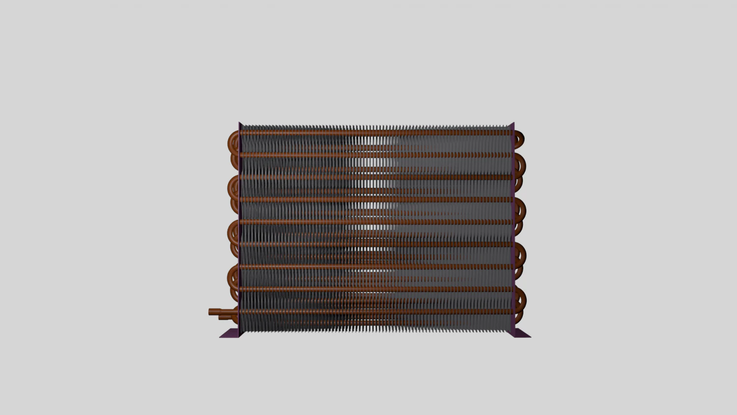 heat exchanger 3D Model .c4d .max .obj .3ds .fbx .stl .blend 