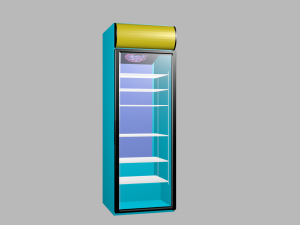 commercial refrigerator 3D Model