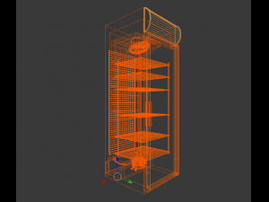 commercial refrigerator 3D Model