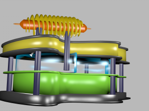 pavilion fast food 3D Model