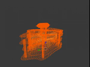 pavilion fast food 3D Model