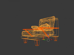 fotel Model 3D