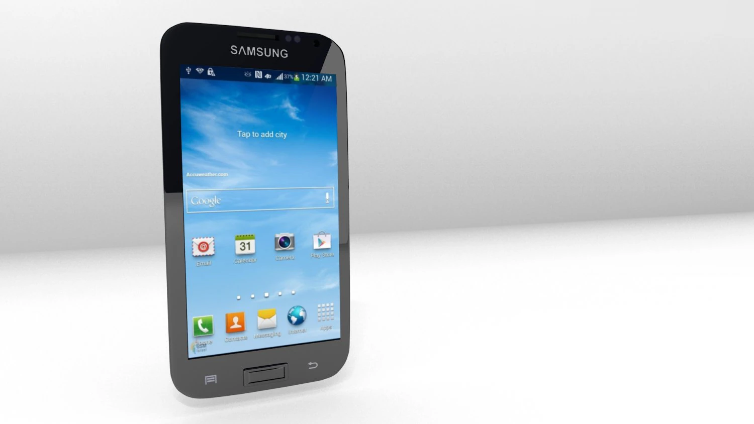 samsung galaxy s4 3D Model .c4d .max .obj .3ds .fbx .stl .blend 