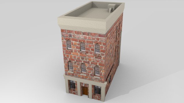 building 3D Modell .c4d .max .obj .3ds .fbx .stl .blend