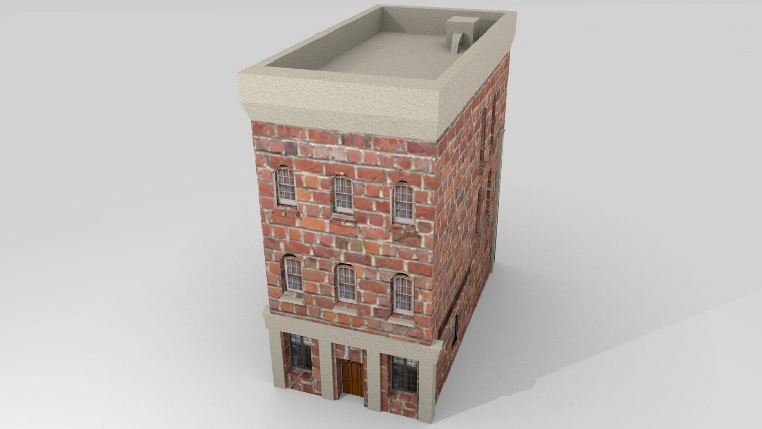 building 3D Model .c4d .max .obj .3ds .fbx .stl .blend 