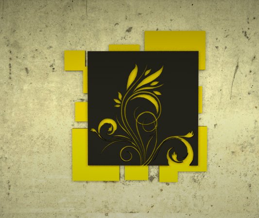 wall flower decor Modello 3D .c4d .max .obj .3ds .fbx .stl .blend