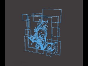 wall flower decor Modello 3D