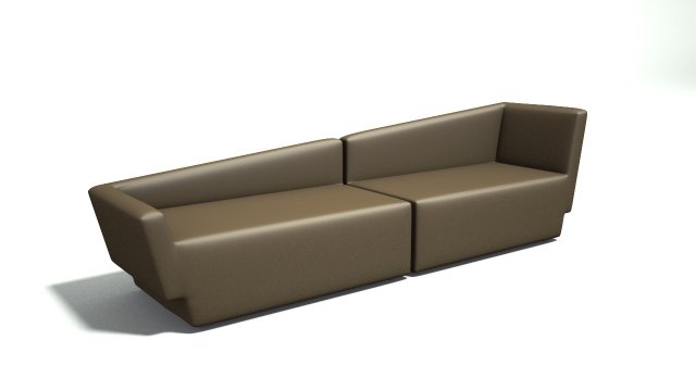 leather sofa 3Dモデル .c4d .max .obj .3ds .fbx .stl .blend 