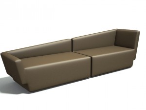leather sofa 3D मॉडल