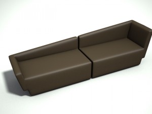 leather sofa 3Dモデル
