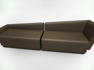 leather sofa 3D Model