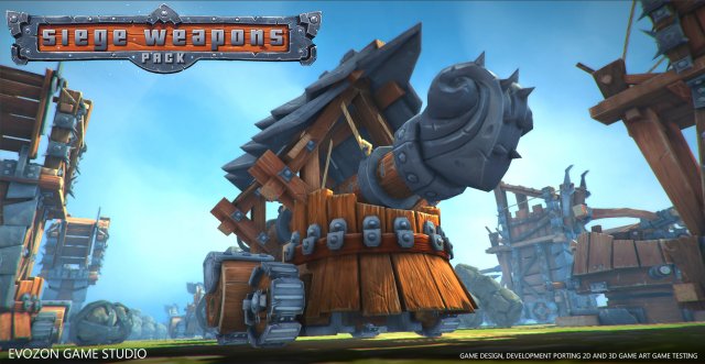 siege pack low poly Modelo 3D .c4d .max .obj .3ds .fbx .stl .blend 