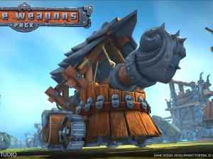 kuşatma paketi d&uuml;ş&uuml;k poli 3D Model