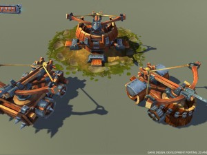siege pack low poly Modelo 3D