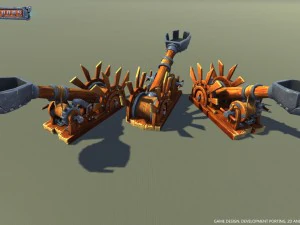 siege pack low poly 3D Model