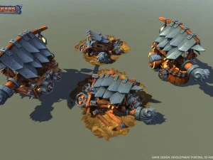 siege pack low poly 3D Model