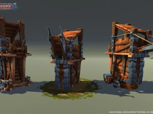 siege pack low poly 3D Model