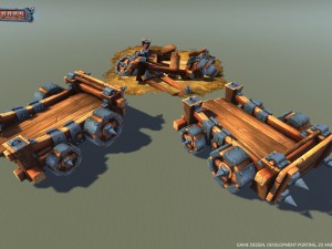 siege pack low poly Modelo 3D