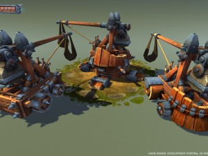 siege pack low poly Modelo 3D