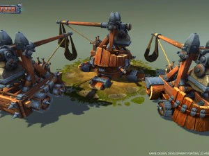 siege pack low poly 3D Model