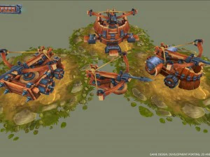 siege pack low poly - lite 3D Model