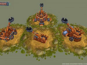 siege pack low poly - lite 3D Model